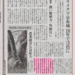 本日の【東京新聞】朝刊にて取材を受けました